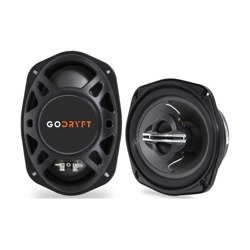 Godryft Extra Bass S3 6'' X 9" 110W RMS 550W 3 Way Super Bass Series Coaxial Car Speaker, Set of 2 Coaxial Car Speaker (550 W)